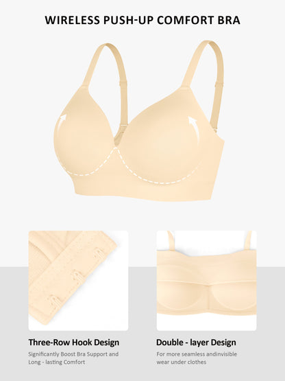 High-Waist Brief + Push-Up Seamless Bra