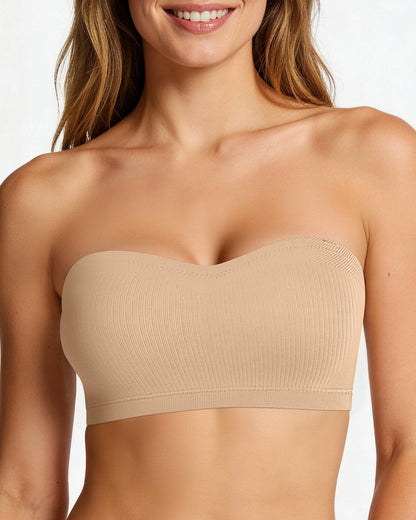Wireless Strapless Bra Tube Top