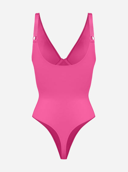 V-Plunge Support Bodysuit
