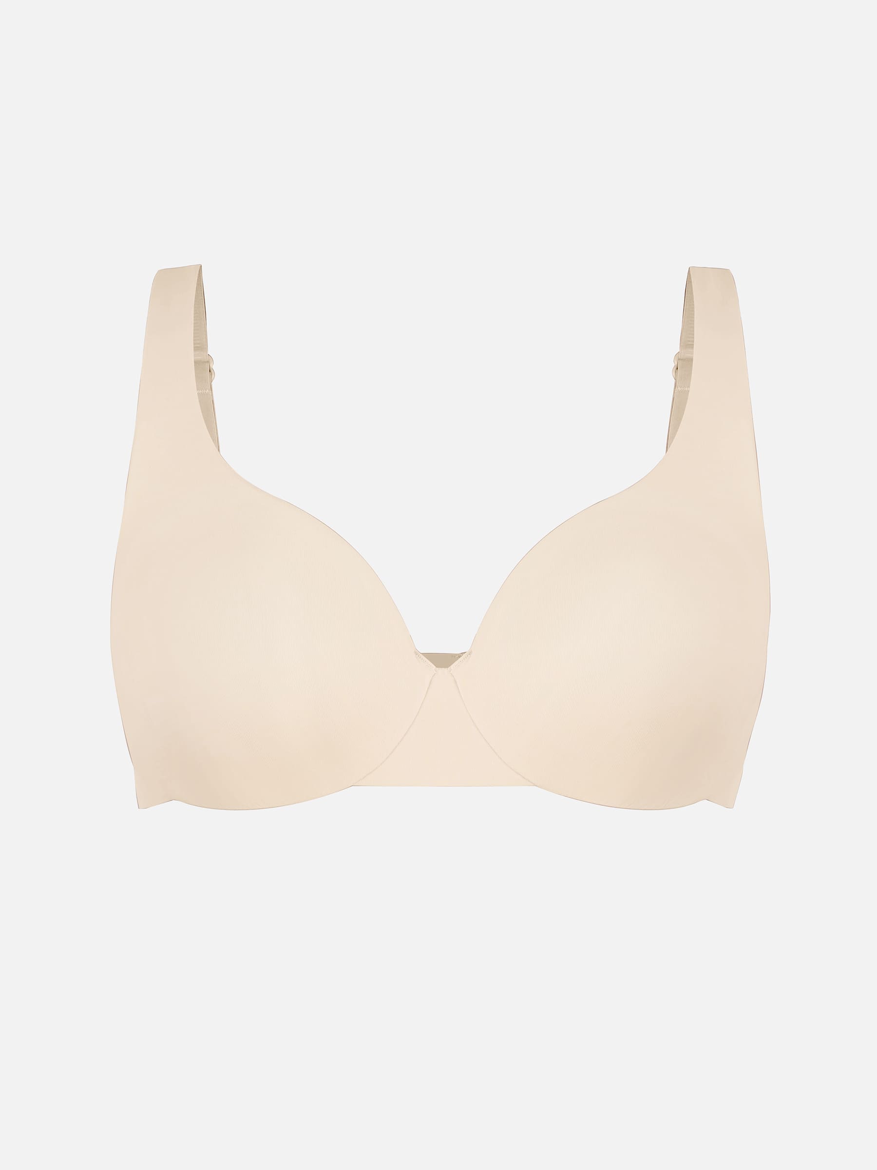Adjustable-Strap Underwire Plunge Bra