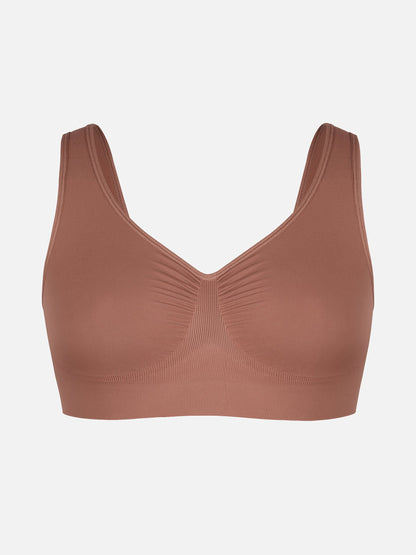 Wire-Free Wide Straps Comfort Bra [BOGO]