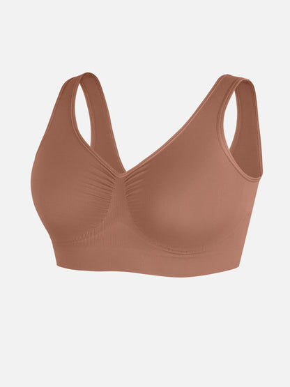 Wire-Free Wide Straps Comfort Bra [BOGO]