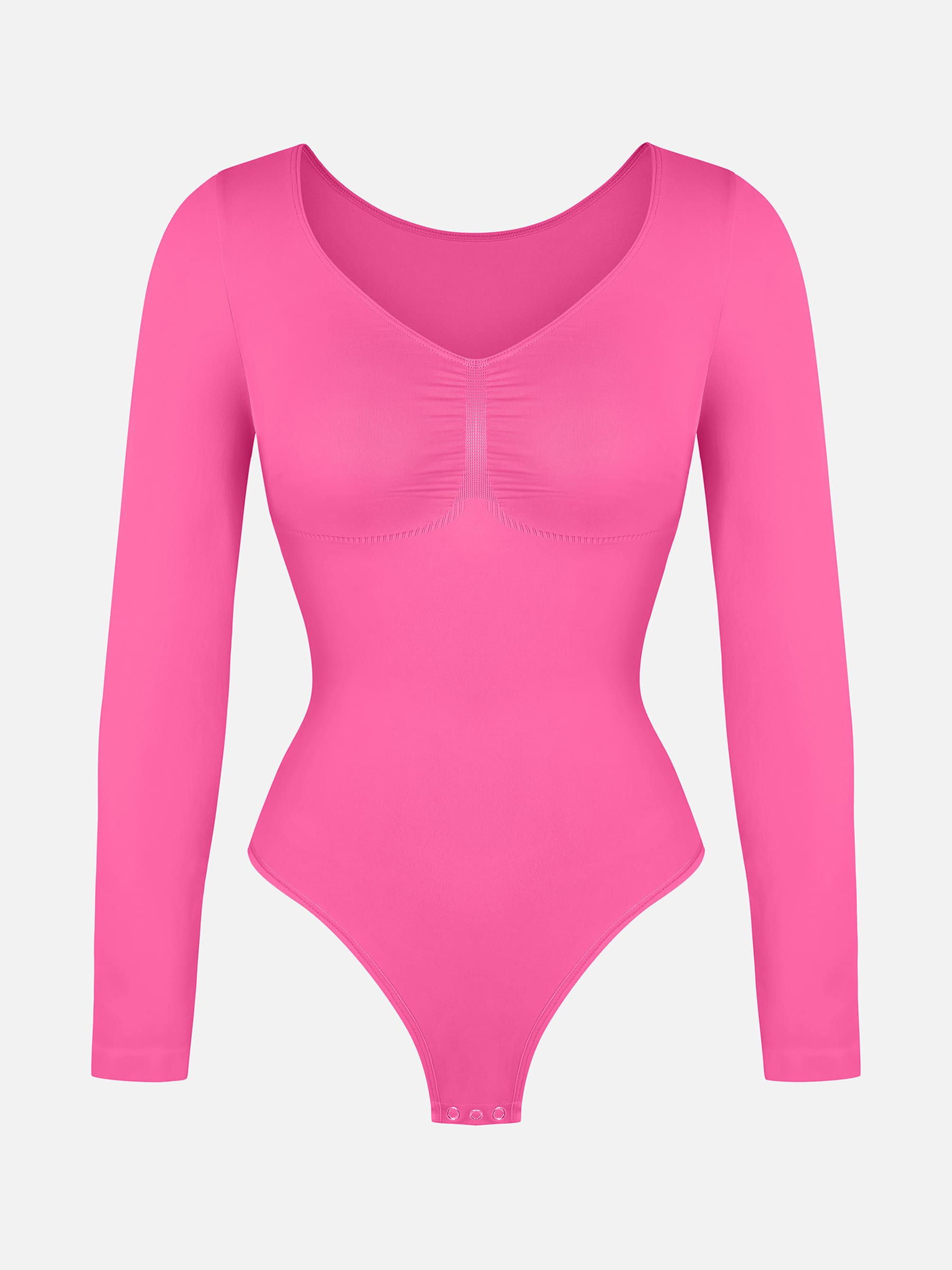 Seamless Long Sleeve Tummy Control Classic Bodysuit