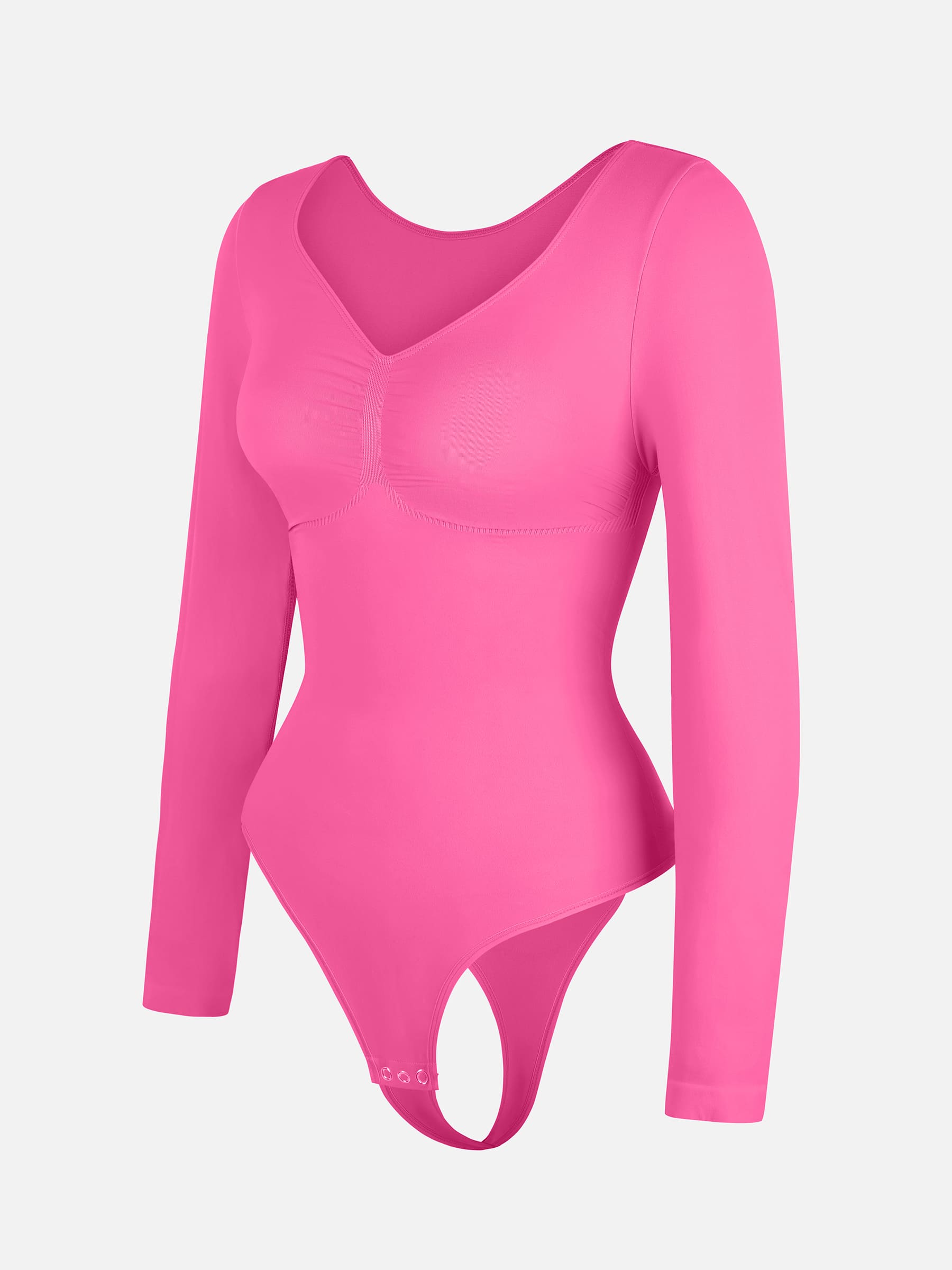 Seamless Long Sleeve Tummy Control Classic Bodysuit