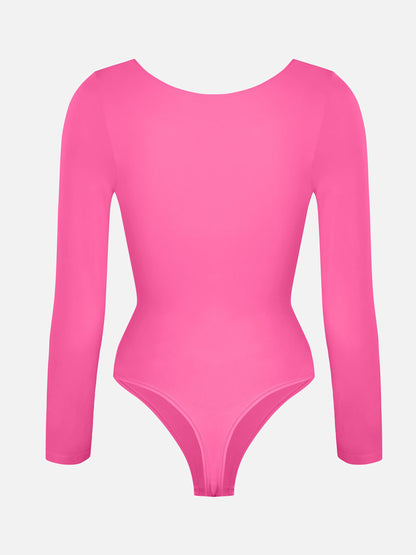 Seamless Long Sleeve Tummy Control Classic Bodysuit