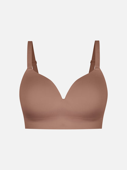 Full Coverage Wireless Bra + Push-Up Seamless Bra