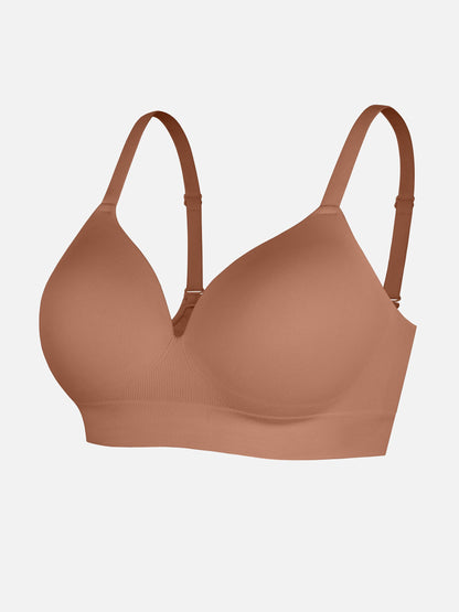 Full Coverage Wireless Bra + Push-Up Seamless Bra