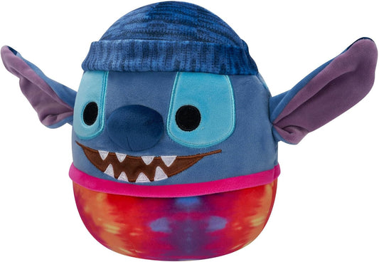 Squishmallows 8''Stitch Tie Dye Wearing Beanie Plush
