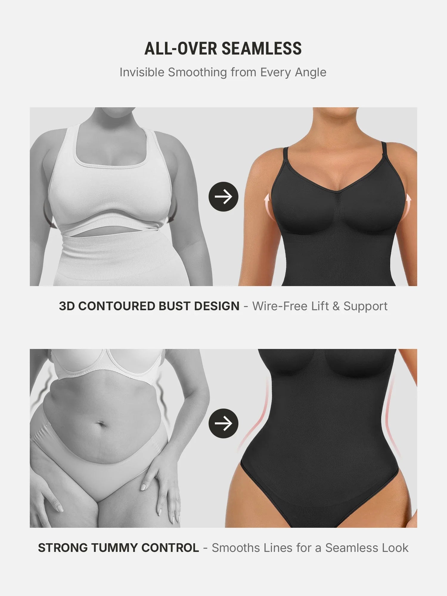 Tummy Control Seamless Bodysuit
