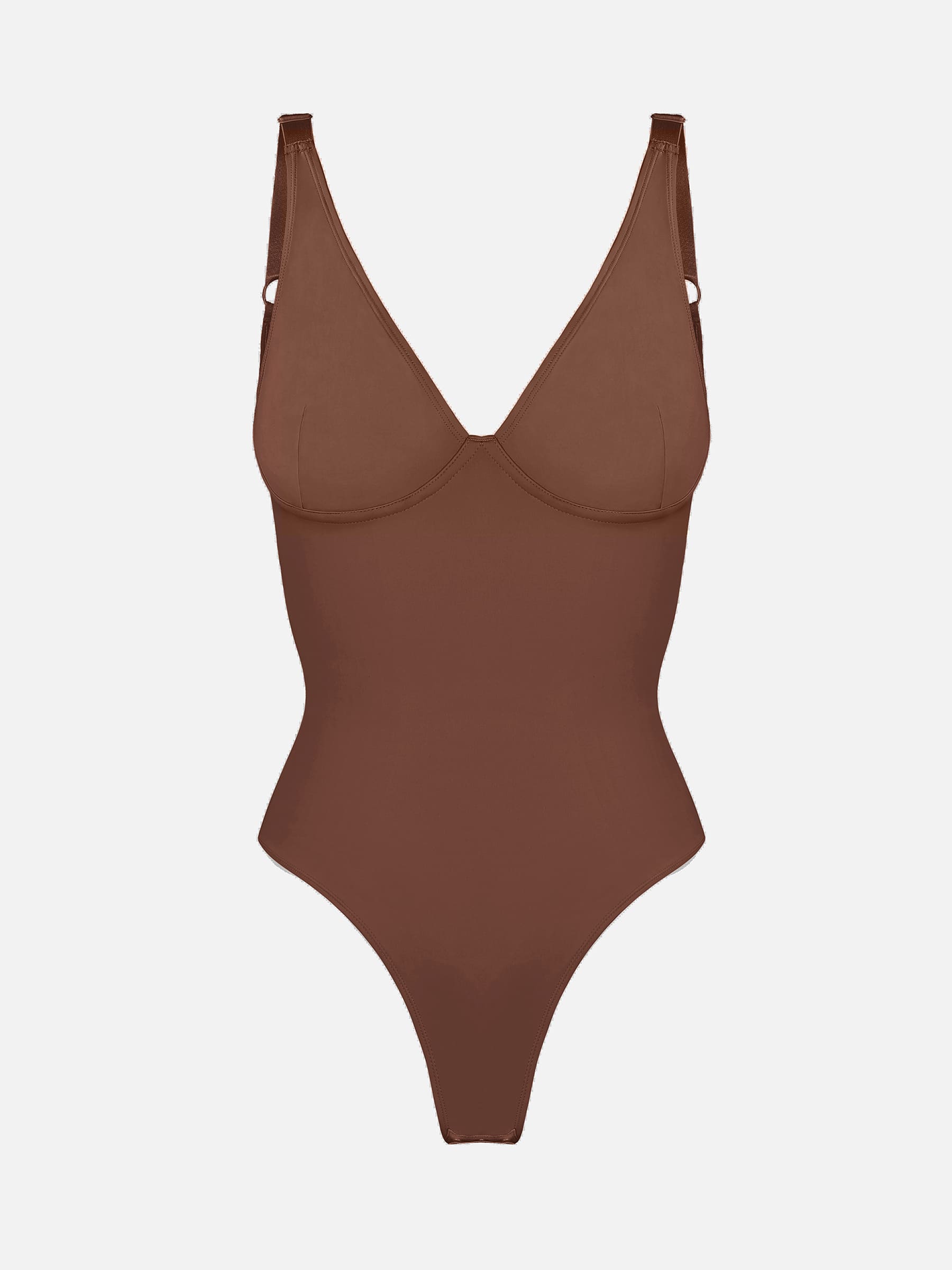V-Plunge Tummy Control Stretch Bodysuit