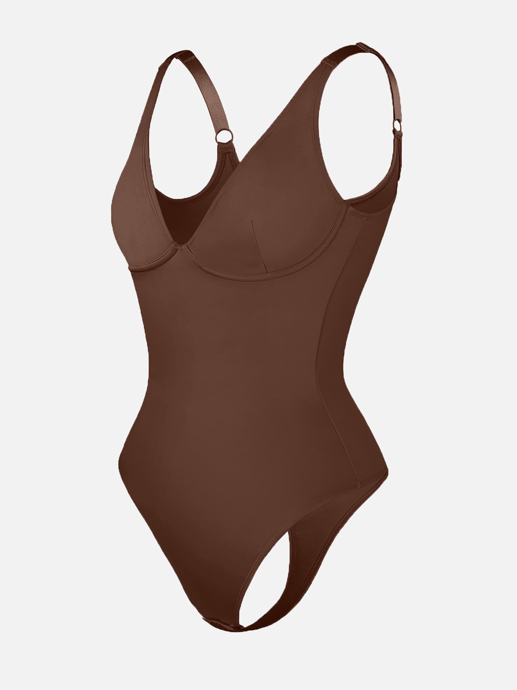 2-Pack V-Neck Tummy Control Bodysuit Bundle