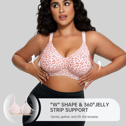 Deep V Jelly Bra No Underwire