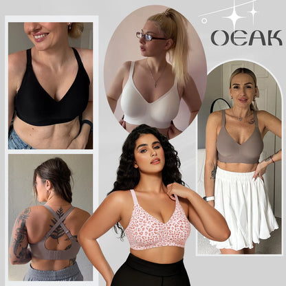 Deep V Jelly Bra No Underwire