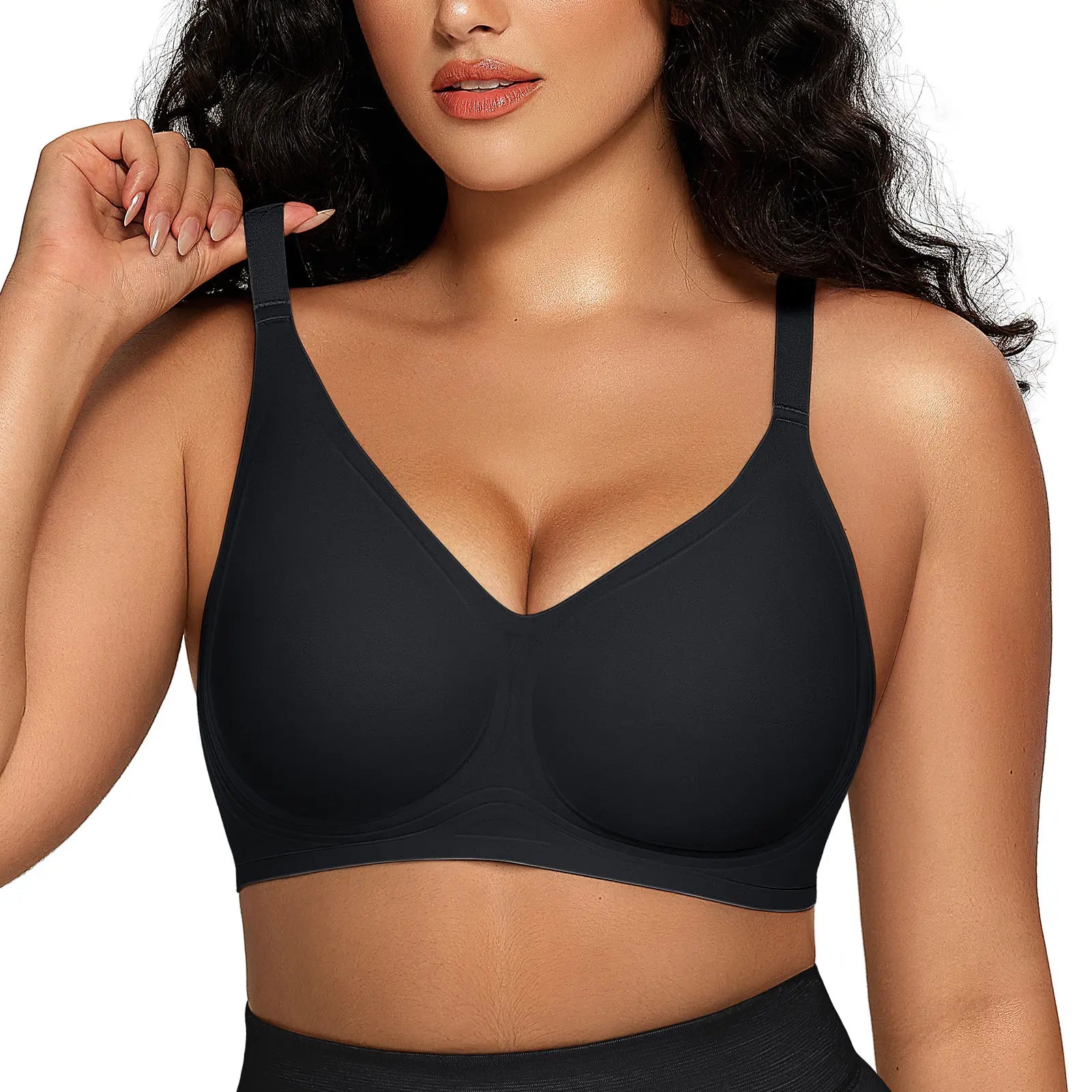 Deep V Jelly Bra No Underwire