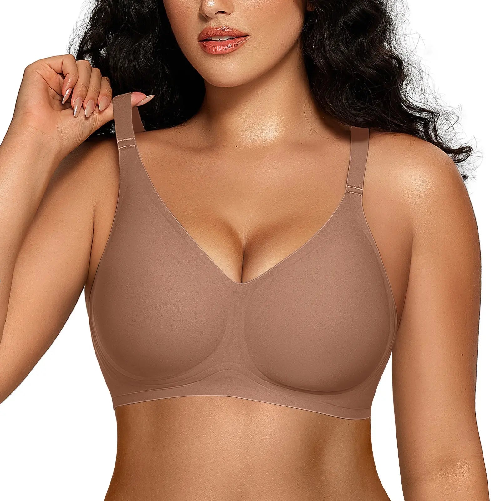 Deep V Jelly Bra No Underwire