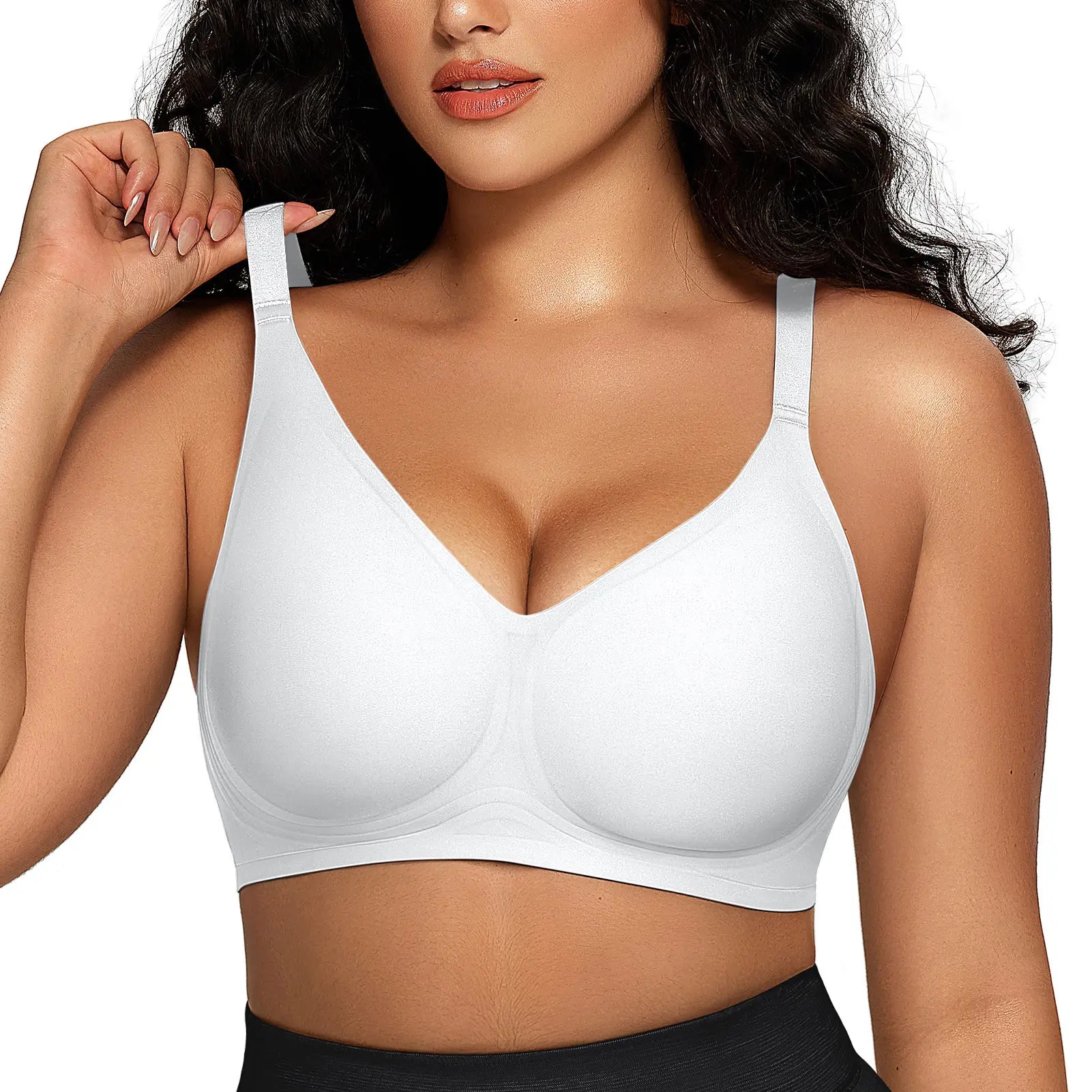 Deep V Jelly Bra No Underwire