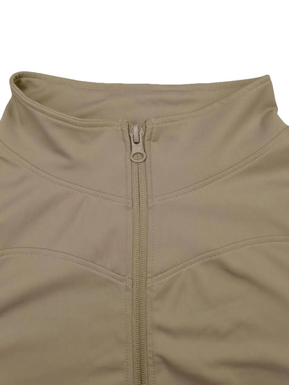 Women's Long Sleeve Mock Neck Gym Top