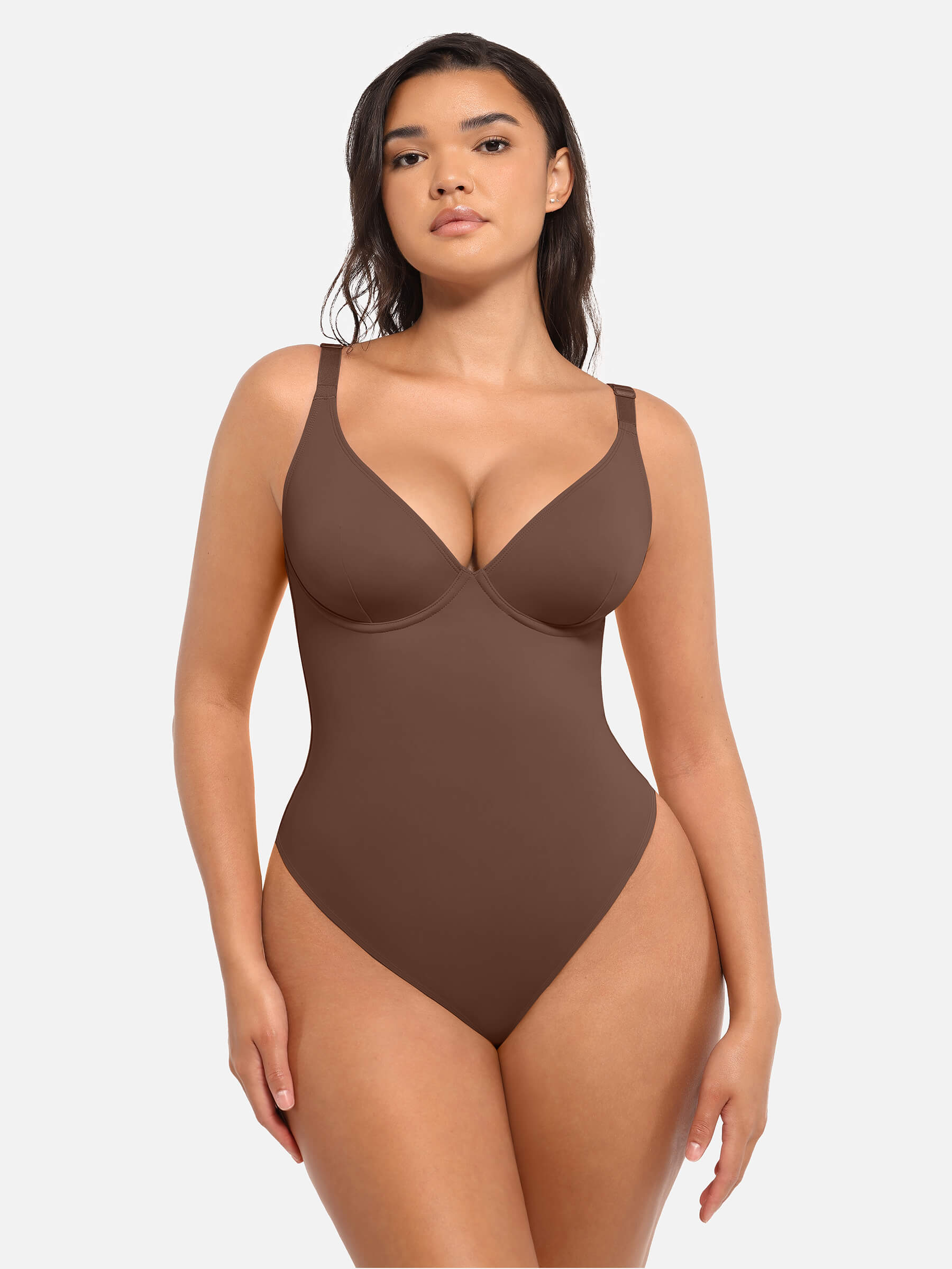 V-Plunge Support Bodysuit