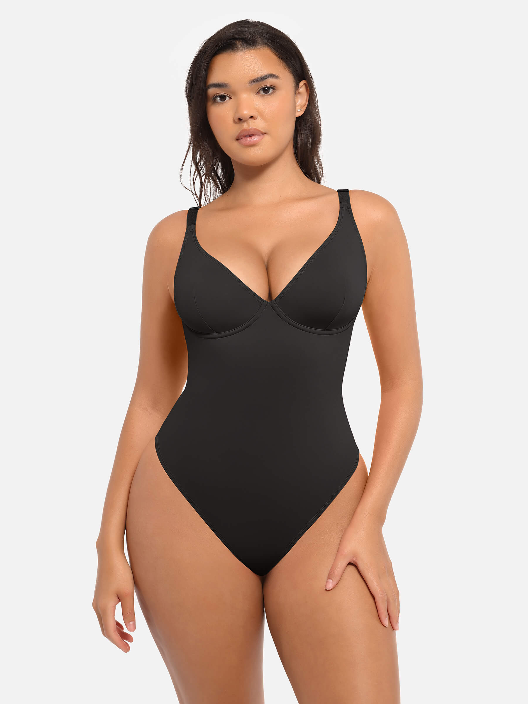V-Plunge Support Bodysuit [BOGO]