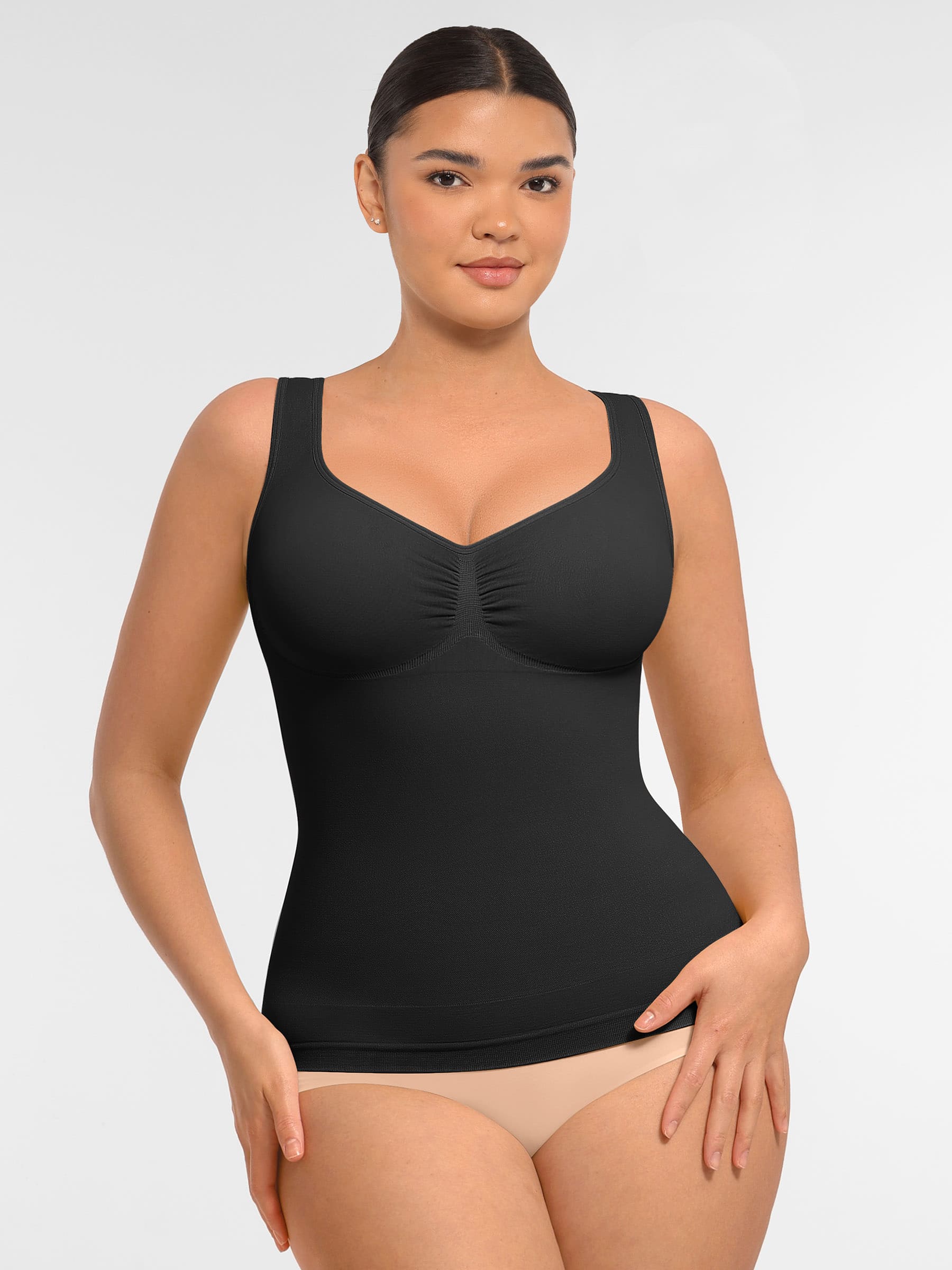 Seamless Tummy Control Wide Strap Tank Top