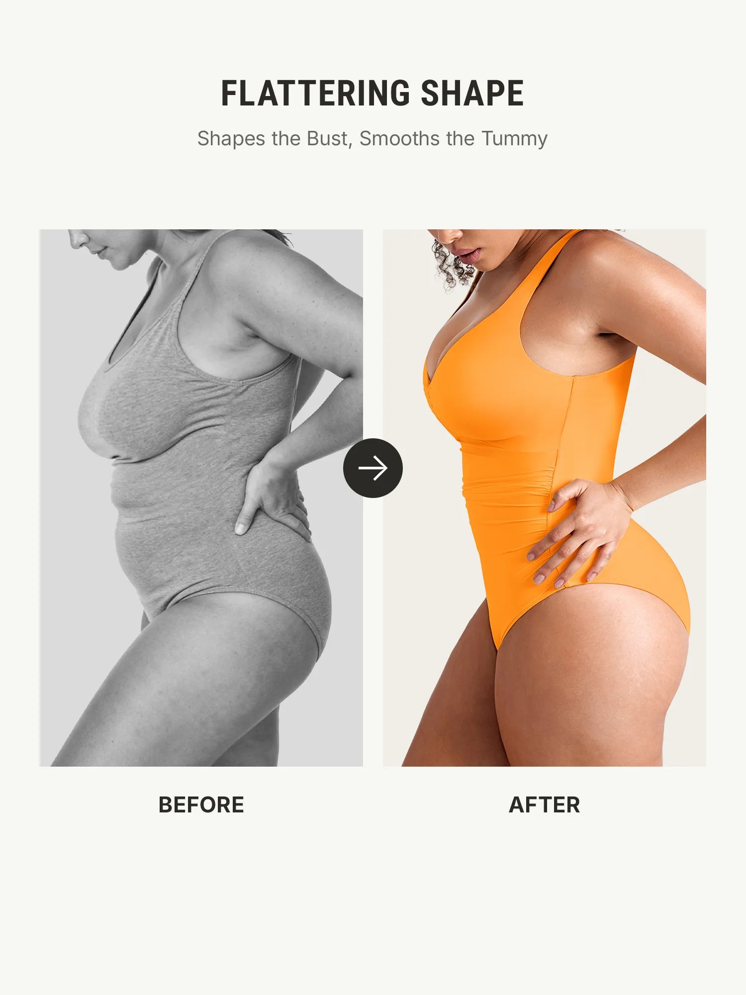 Deep V Metal Ring Ruched Sculpting Swimsuit [BOGO]