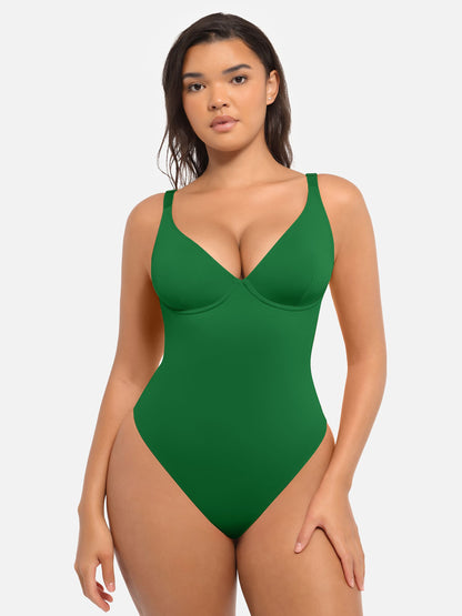 V-Plunge Support Bodysuit [BOGO]