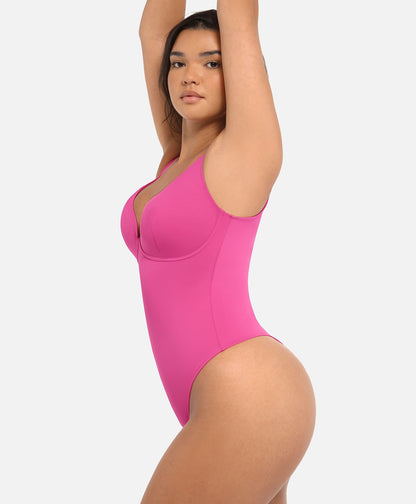 V-Plunge Support Bodysuit [BOGO]