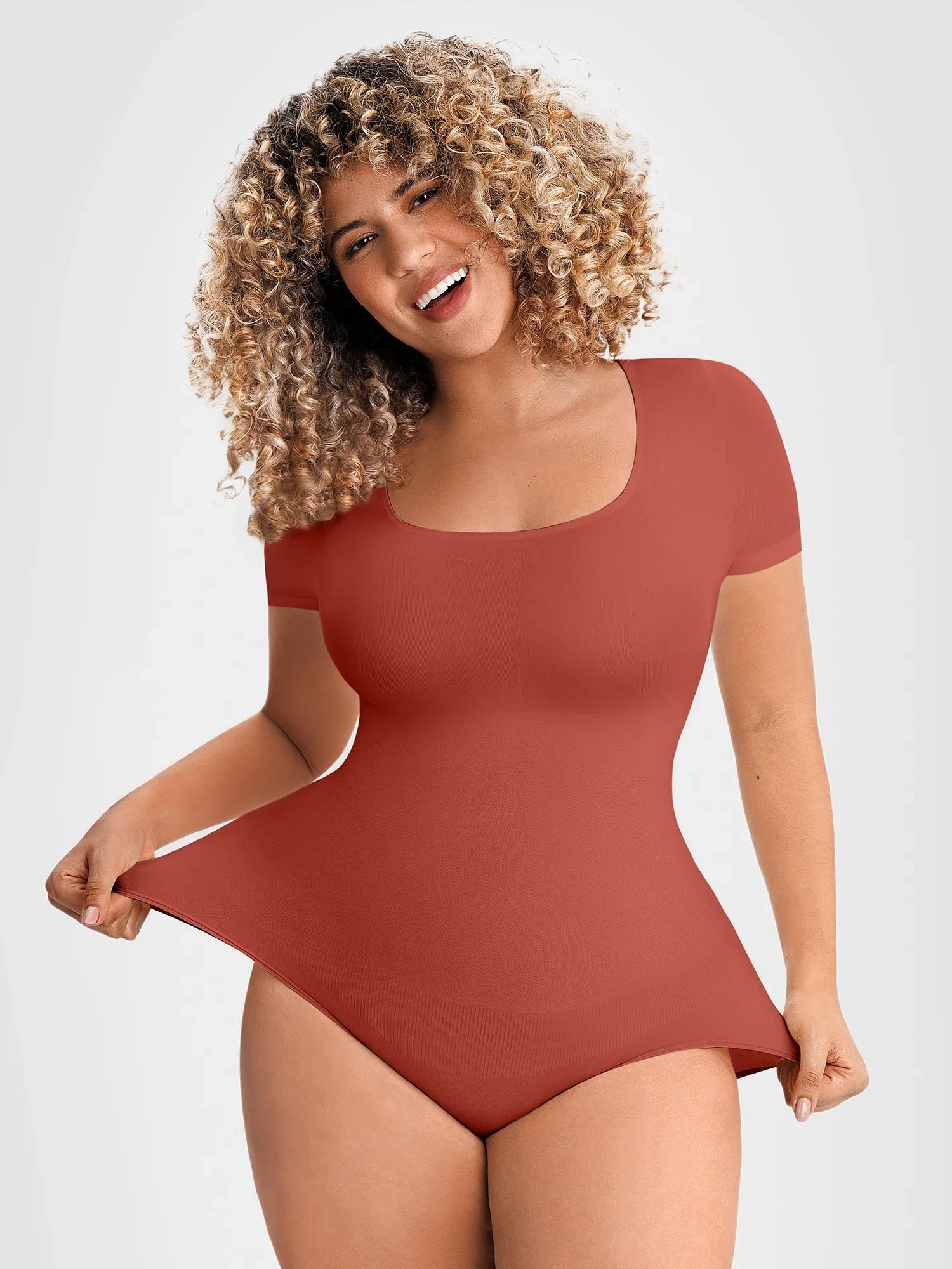 Scoop Neck Buttery Seamless Everyday Bodysuit