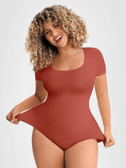 Scoop Neck Buttery Seamless Everyday Bodysuit