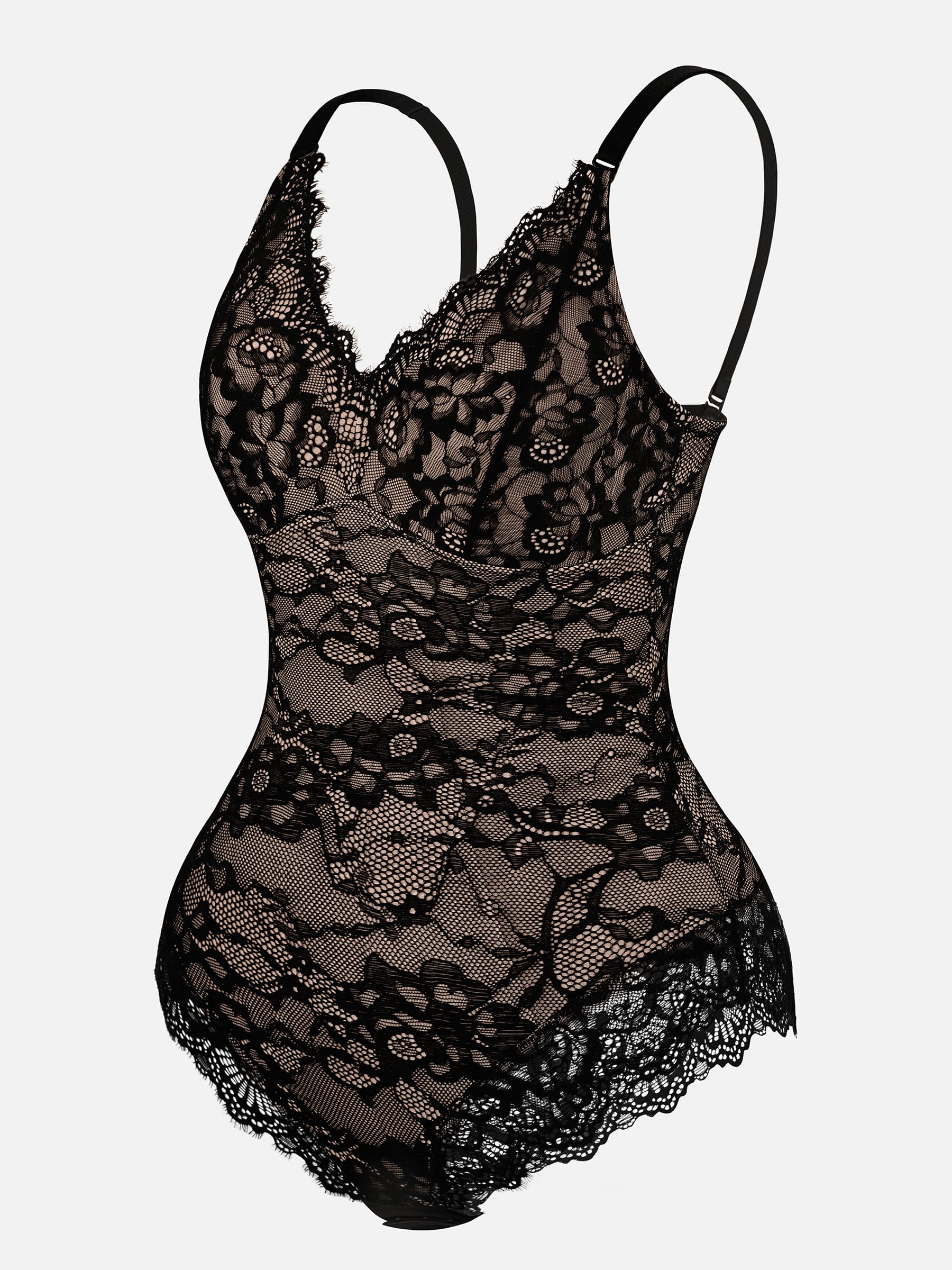 Lace Low Back Lace Bodysuit
