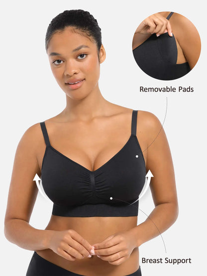 Seamless Everyday Bra with Built-In Padding Bundle