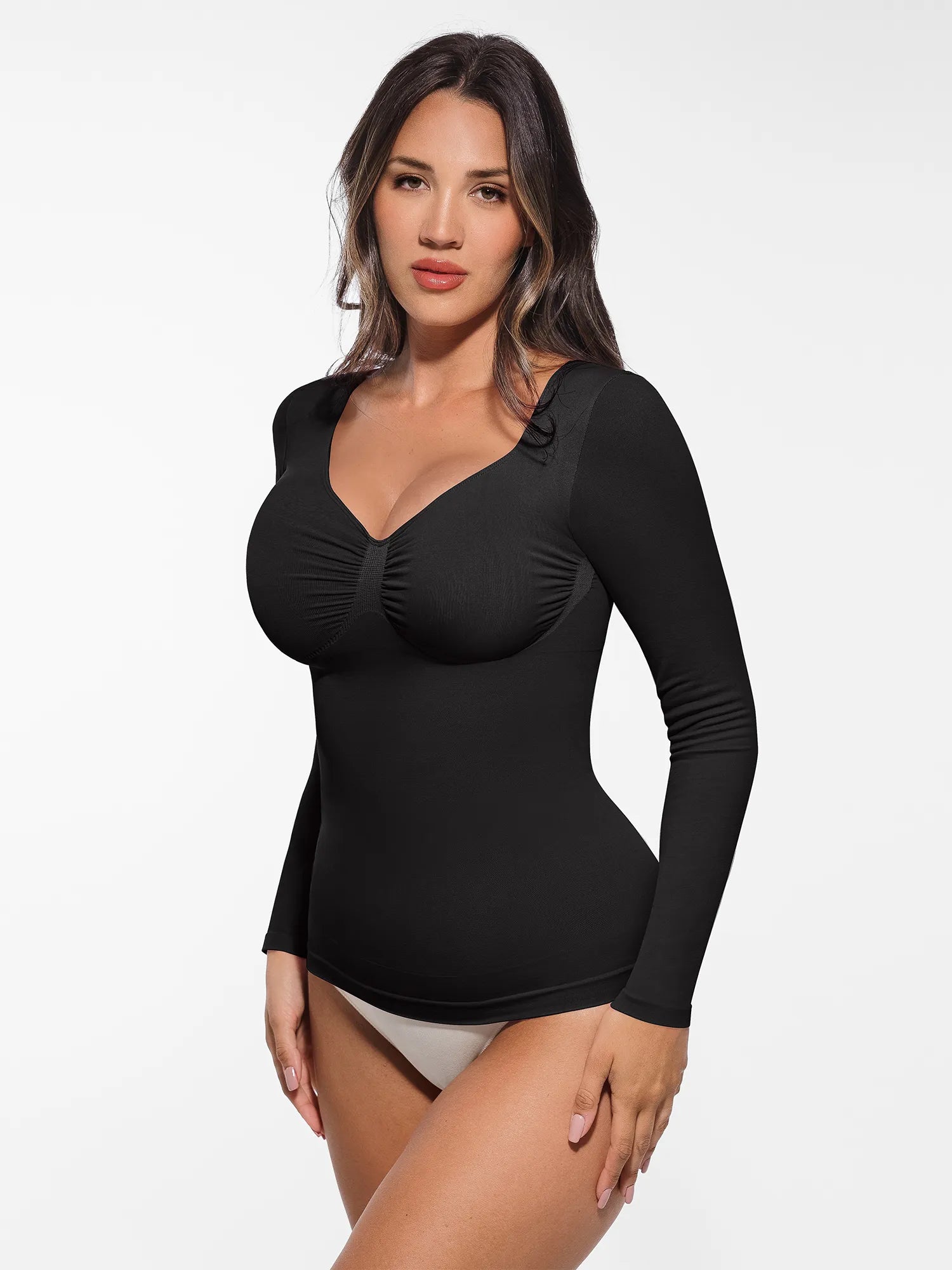 Seamless Long-Sleeve Everyday Shaper Top [BOGO]