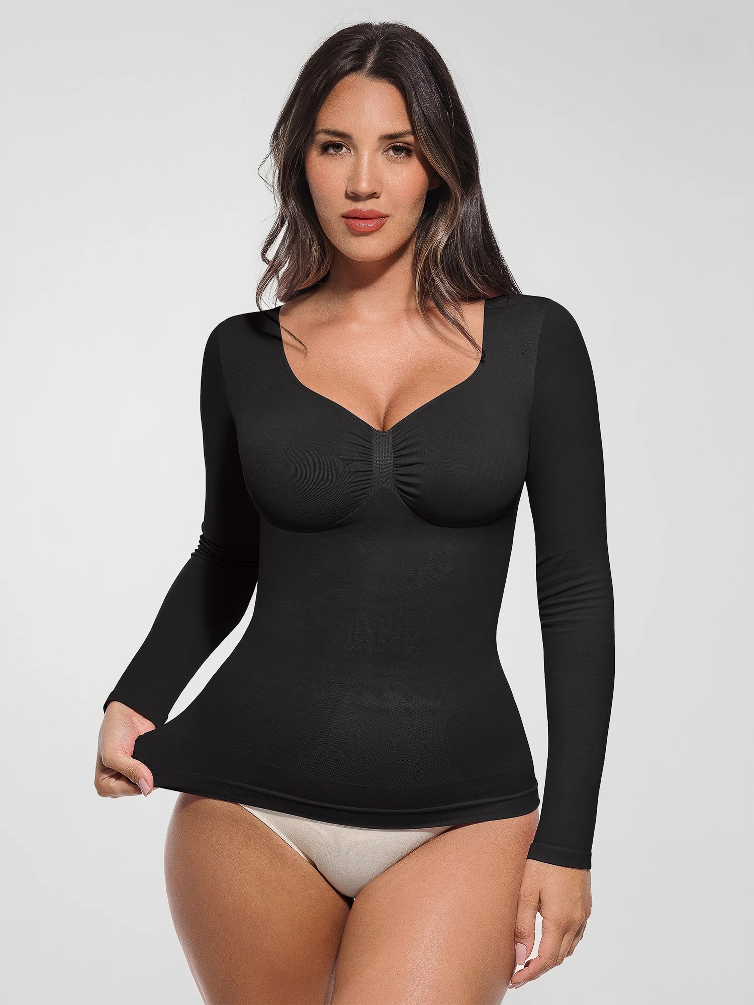 Seamless Long-Sleeve Everyday Shaper Top [BOGO]