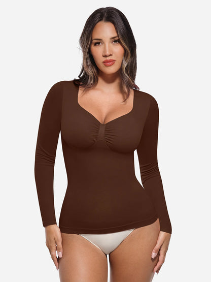 Seamless Long-Sleeve Everyday Shaper Top [BOGO]
