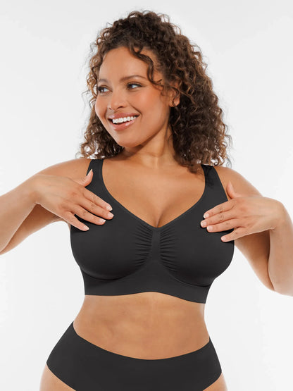 Wire-Free Wide Straps Comfort Bra [BOGO]