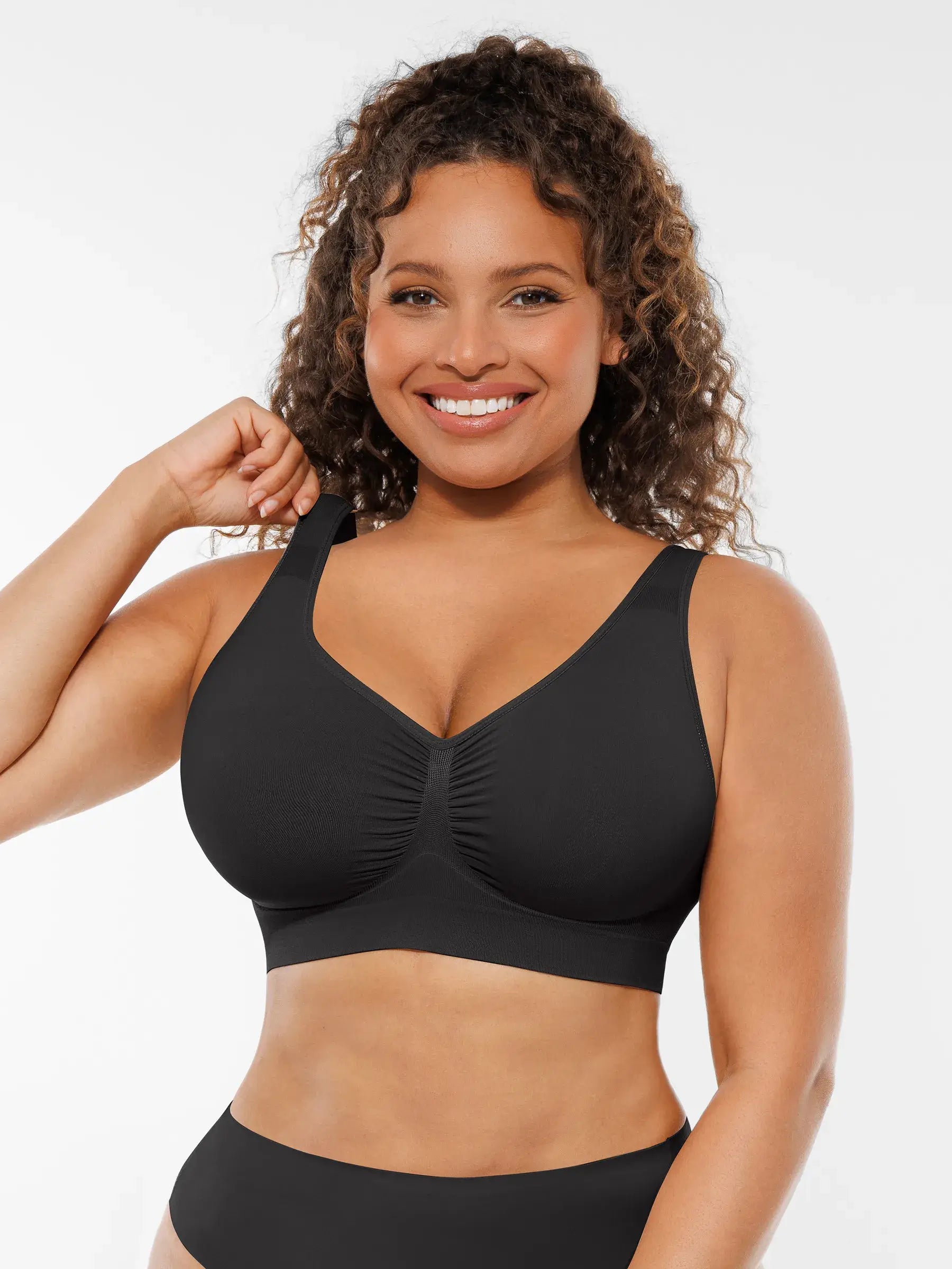 Wire-Free Wide Straps Comfort Bra [BOGO]