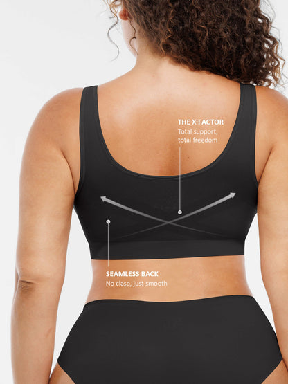 Wire-Free Wide Straps Comfort Bra [BOGO]