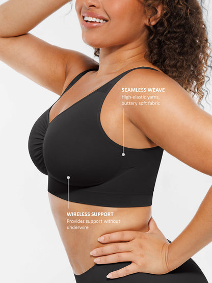No Underwire Wide Straps Everyday Bra