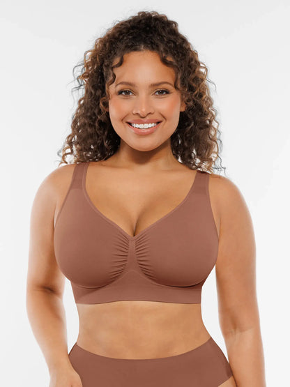 Wire-Free Wide Straps Comfort Bra [BOGO]