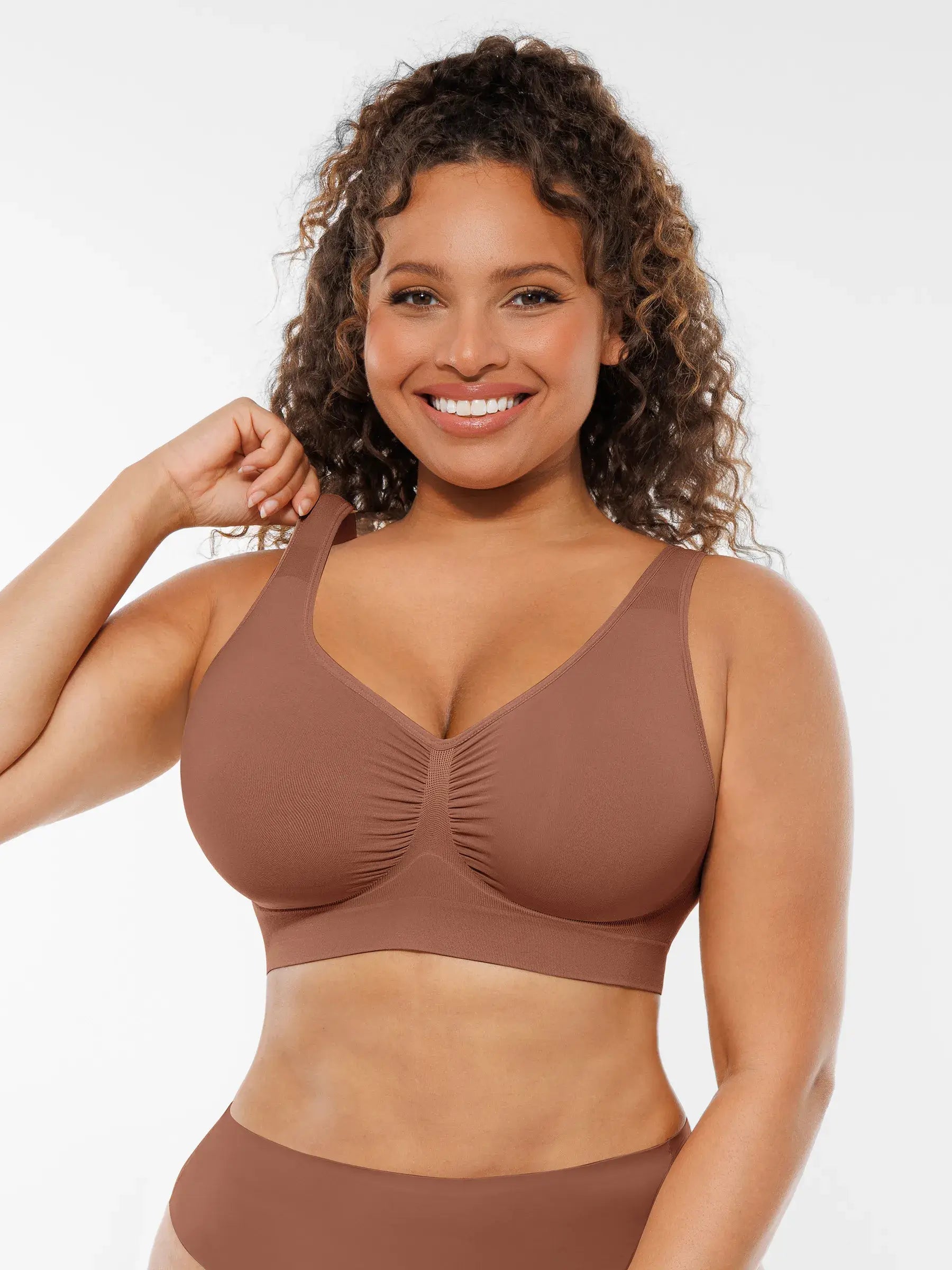 Wire-Free Wide Straps Comfort Bra [BOGO]