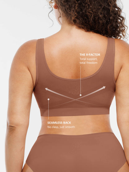 Wire-Free Wide Straps Comfort Bra [BOGO]
