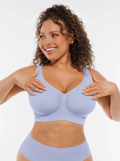 Wire-Free Wide Straps Comfort Bra [BOGO]
