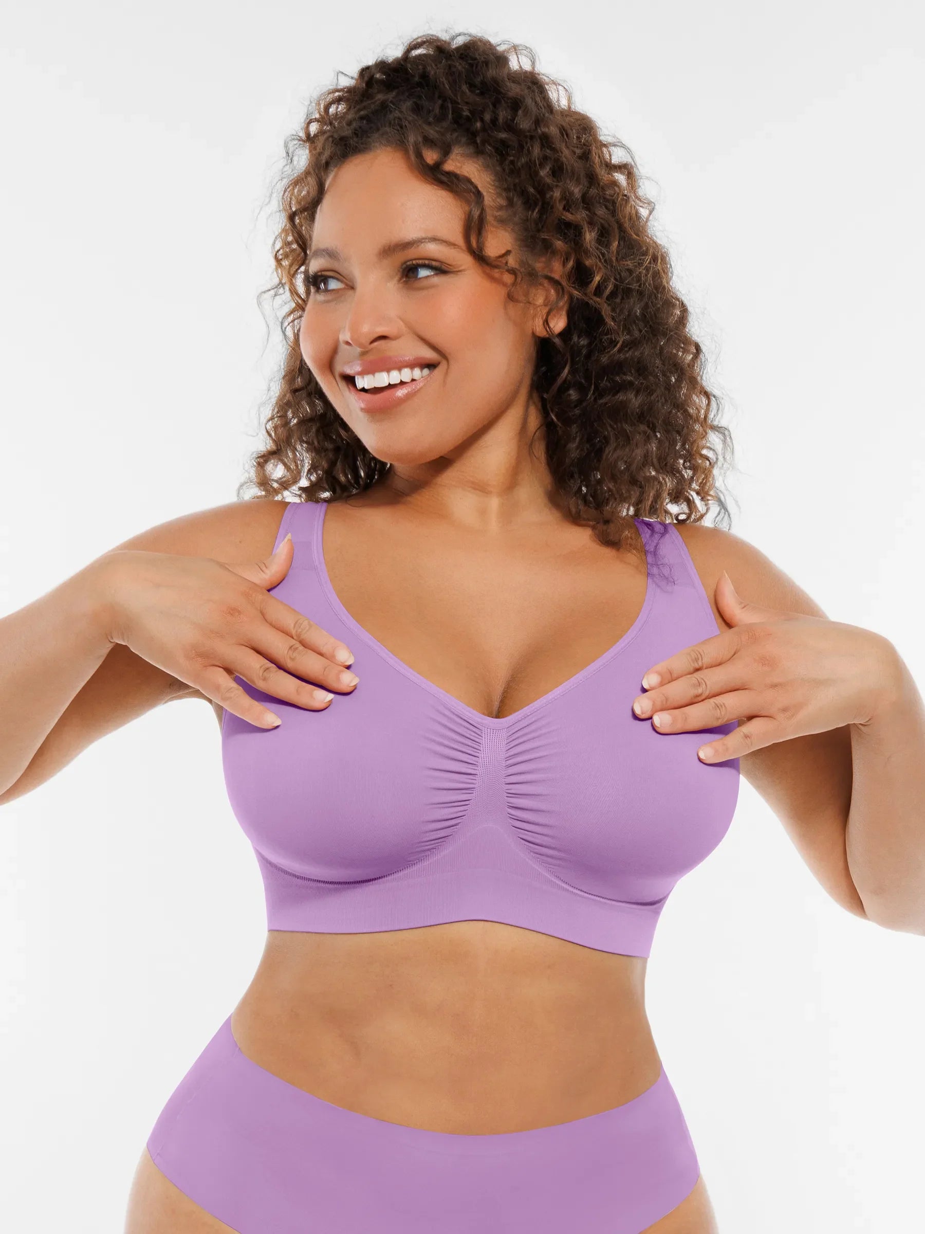 Wire-Free Wide Straps Comfort Bra [BOGO]