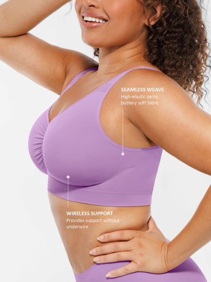 No Underwire Wide Straps Everyday Bra