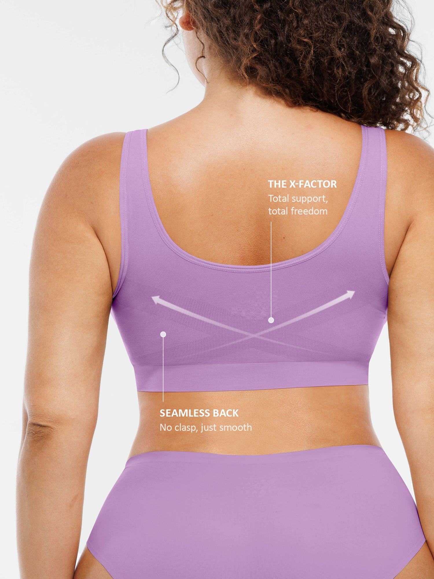 Seamless Wide Straps Everyday Bra