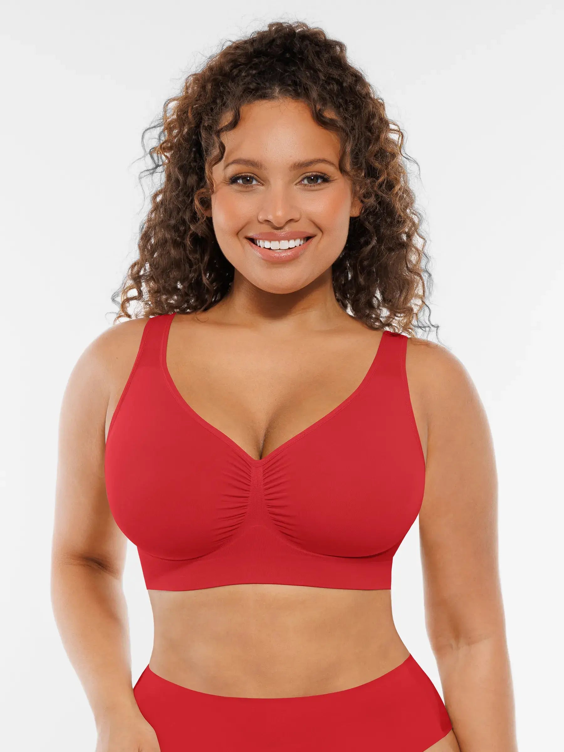 Wire-Free Wide Straps Comfort Bra [BOGO]