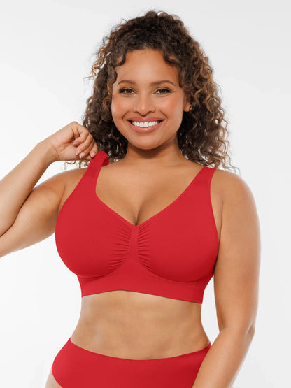 Wire-Free Wide Straps Comfort Bra [BOGO]