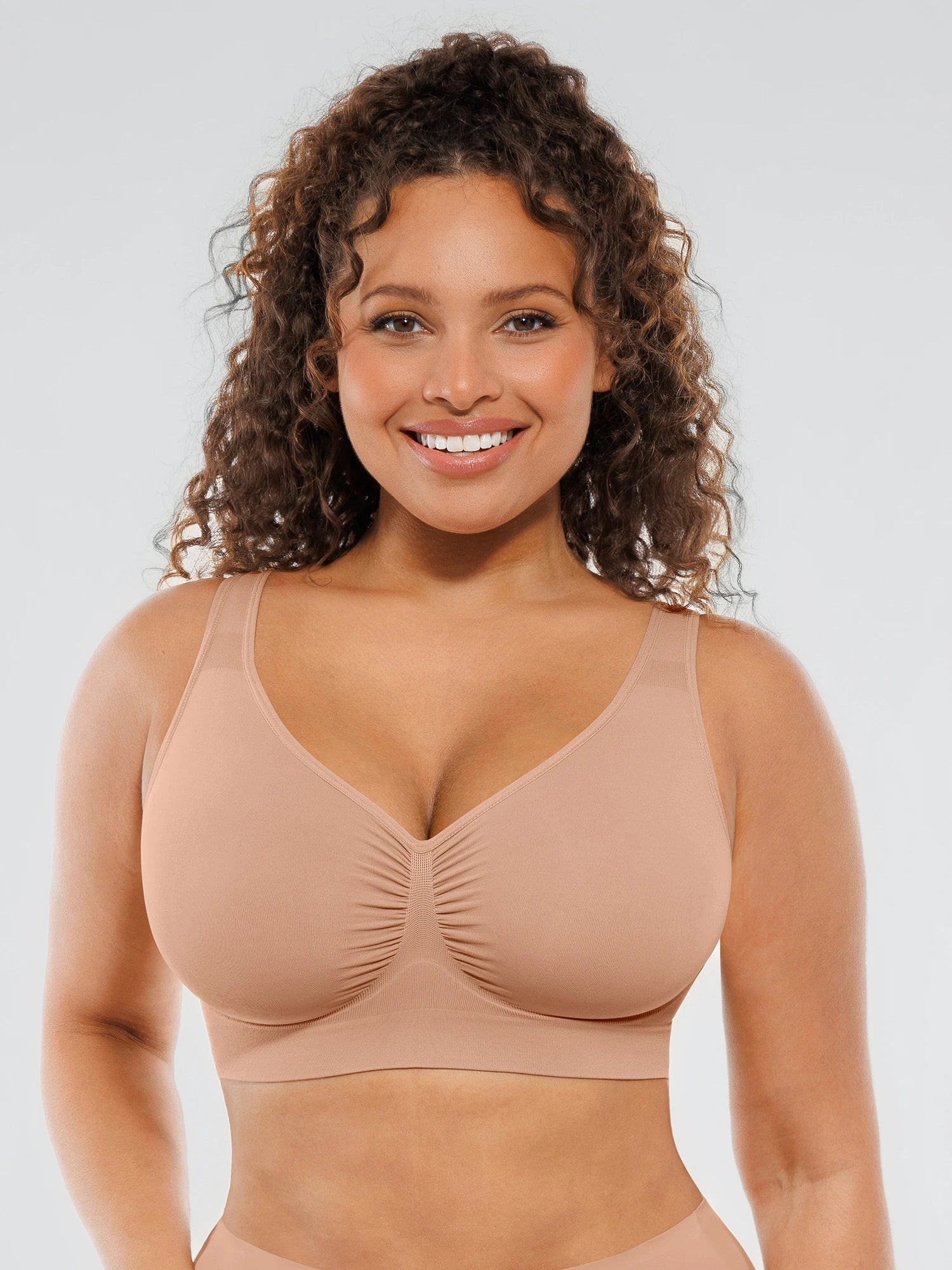 Wire-Free Wide Straps Comfort Bra [BOGO]