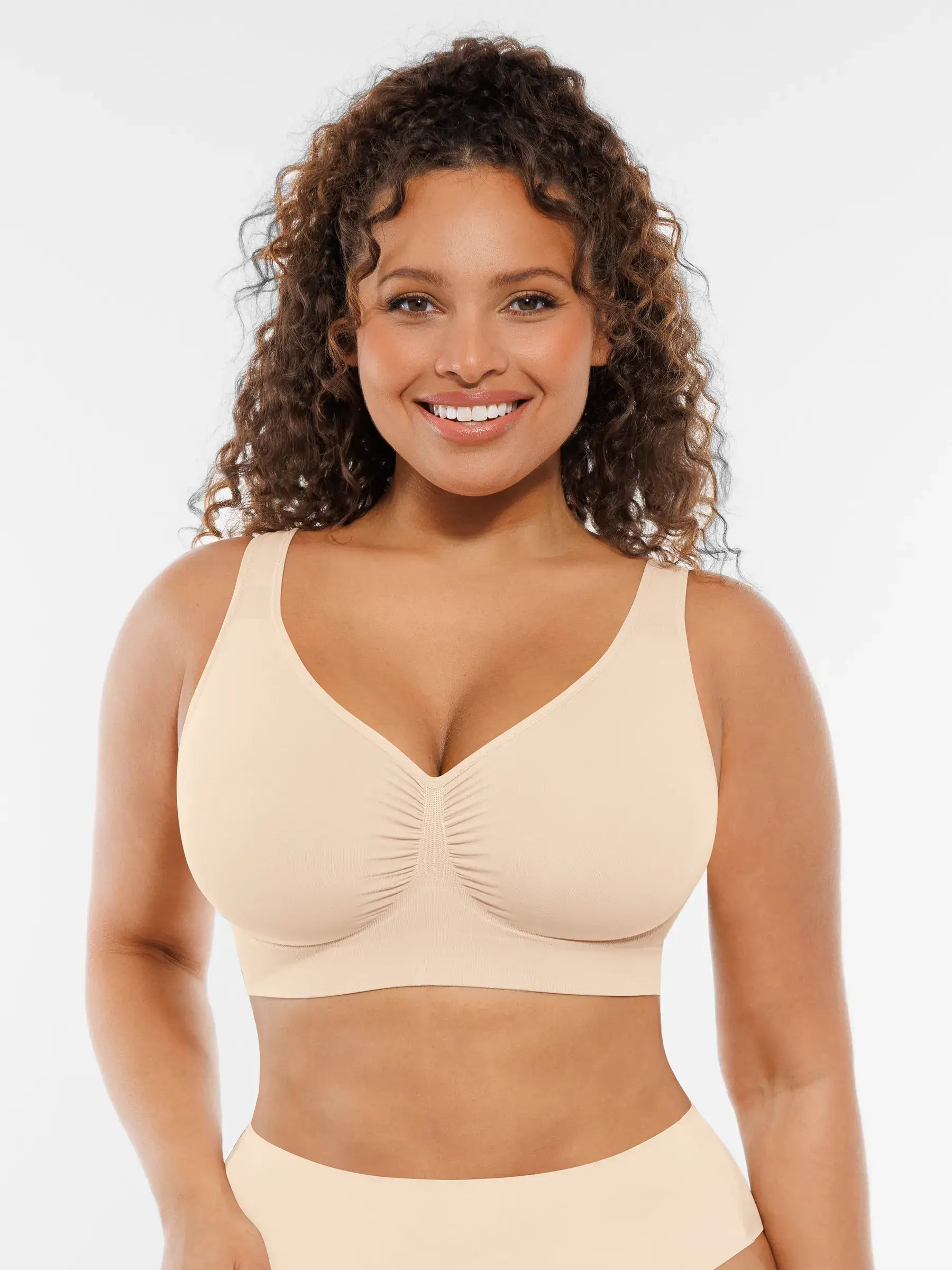 Wire-Free Wide Straps Comfort Bra [BOGO]