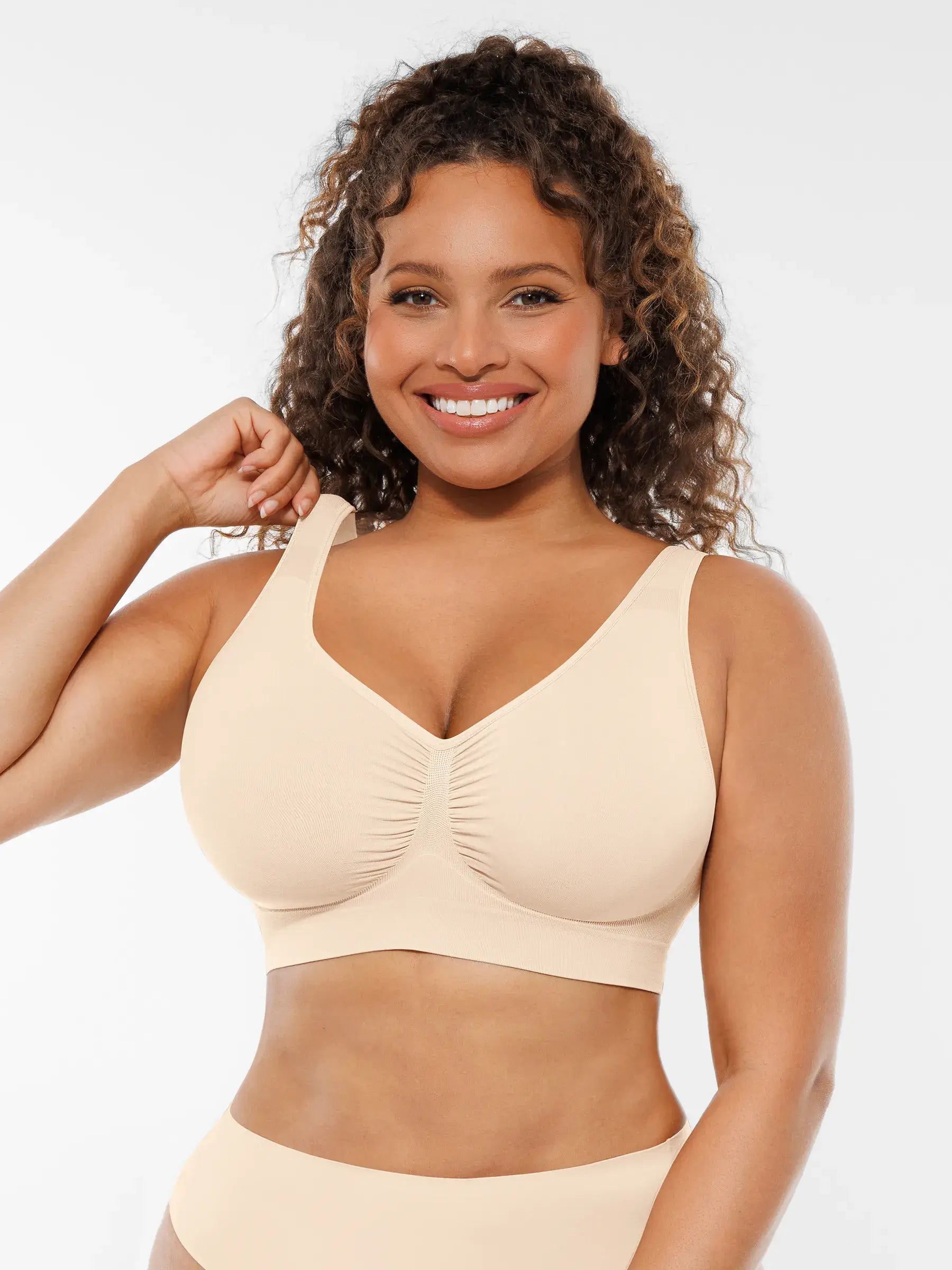 Wire-Free Wide Straps Comfort Bra [BOGO]